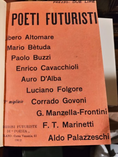 Marinetti i poeti - f.t.,