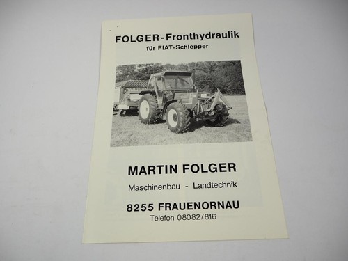 Brochure originale folger - originale,