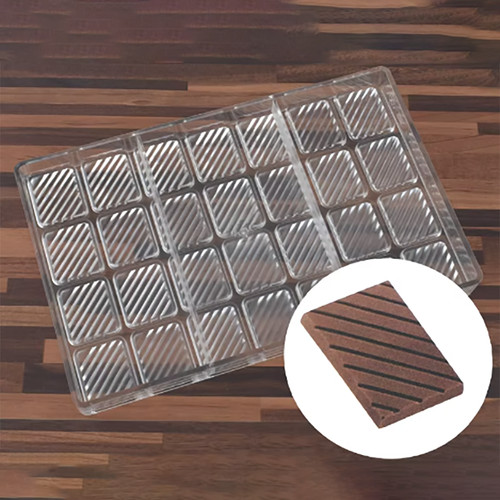 Stampo per cioccolato twill - cioccolato, in