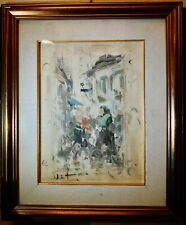 DANTI ALVARO – Venditrice di castagne (Olio su cartone, 40 x 30)