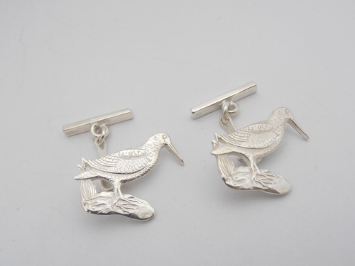Beccaccia gemelli in argento - :,