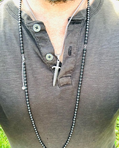 Collana vichinga acciaio - in,