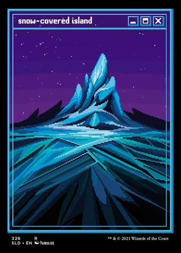 Mtg english snow covered - mtg,