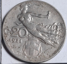 20 Centesimi 1921 R Italie