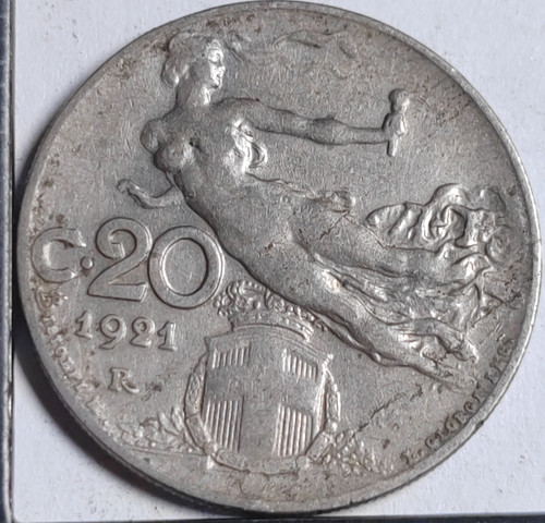 Centesimi 1921 italie - 1921, r