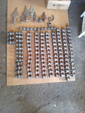 Lotto 101 boccole Ø50 mm + altre Per Cancelli E Ringhiere In  Ferro Battuto  