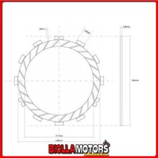 741498 FRIZIONE DISCO SINGOLO