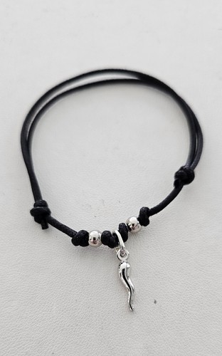Bracciale nero con pepite - nero,