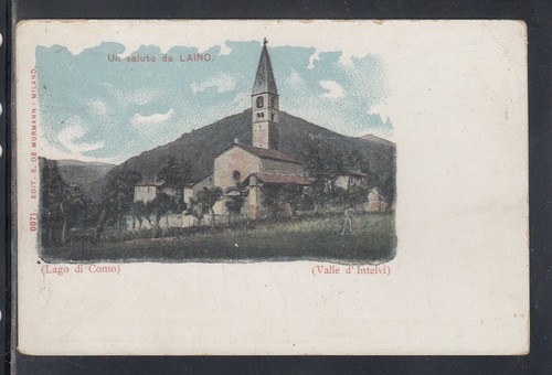Cartolina saluto laino - un,