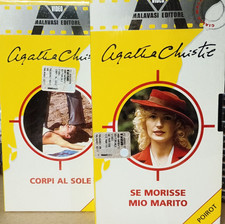 2 VHS VIDEOCASSETTE AGATHA