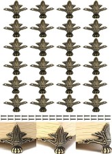 24 PZ Scatola Ottone Antico