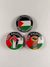 SET 3 spille Free Palestine 38mm