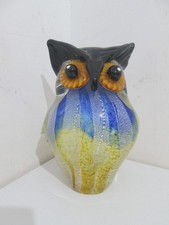 scultura gufo vetro di murano