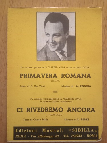 Spartito claudio villa - spartito,