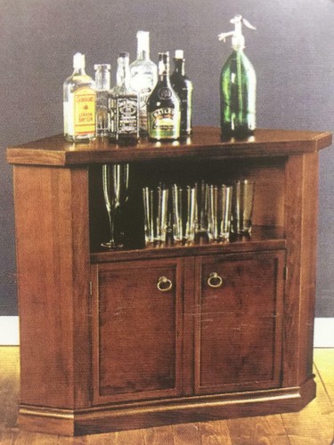 Porta angolo legno noce - in,