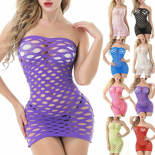 Vestito donna rete scavato - a,