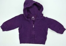 Meravigliosa Organico Bambino Giacca Felpa con Cappuccio Di H&M Taglia 62