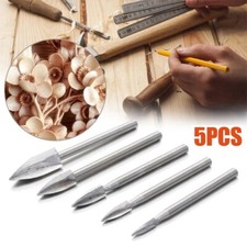 5PCS Legno Intaglio Incisioni Set Punte Trapano for Lavorazione Carbide Mola