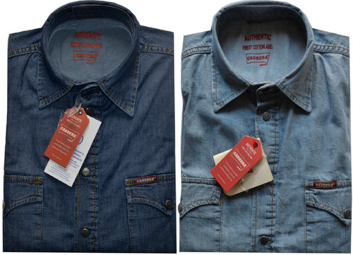 Camicia uomo jeans manica - uomo,