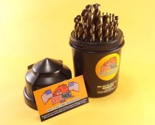 Drill Hog® Set 29 Pezzi Punte per Trapano Cobalto M42 Trapano 1/16-1/2 100% Garanzia a Vita