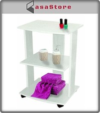 MOBILE CARRELLO PORTA TV CENTO USI RUOTE PIROETTANTI E FRENO FACILE (2 colori)