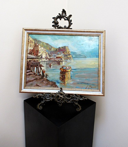 Paesaggio marino olio - marino,