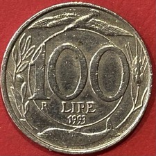 Moneta 100 Lire 1993 Italia