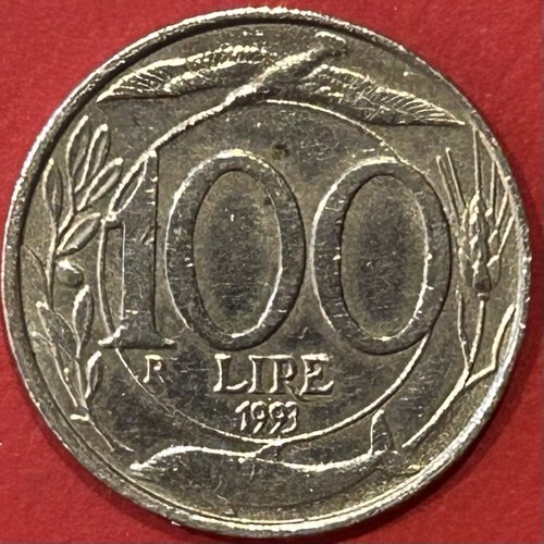 Moneta 100 lire 1993 - 100,