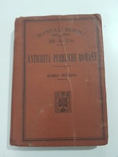 MANUALI HOEPLI - ANTICHITA'