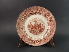 ANTICO PIATTO SEMI PORCELLANA RICHARD CERAMICHE MILANO DECORO FERRARA #1789