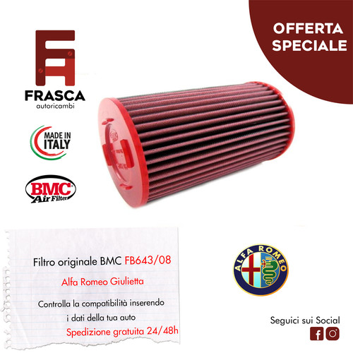 Filtro aria sportivo bmc - aria,