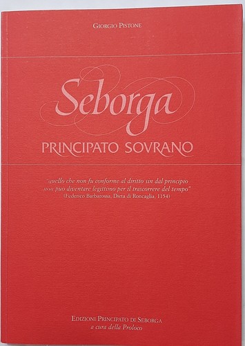 Libro storico seborga - libro, "seborga