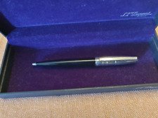 ST Dupont penna OLYMPIO  , lacca nera , a sfera, palladio.  ALTRE