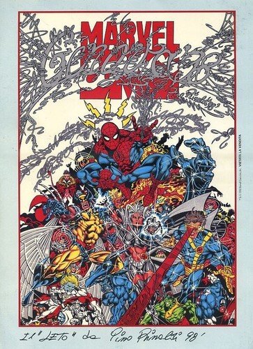 Litografia super eroi - litografia,