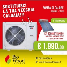 Pompa Di Calore Mini Chiller + Kit Solare Termico Con CONTO termico 2.0