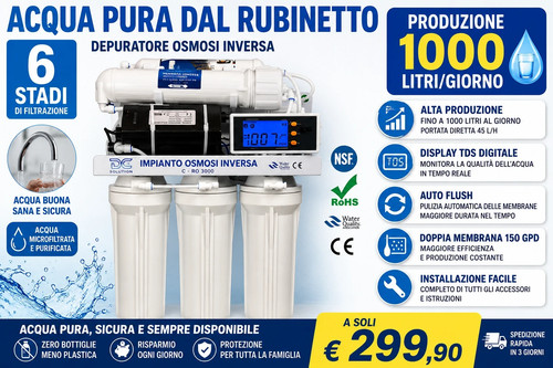 Depuratore acqua sotto - , lavello