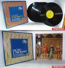 LA GRANDE MUSICA 023 SACRO E PROFANO Mondadori BOX 4 VINILI LP 12" + VOLUME
