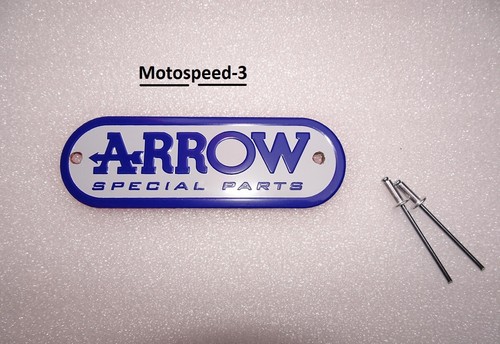 Arrow targhetta scarico - arrow,