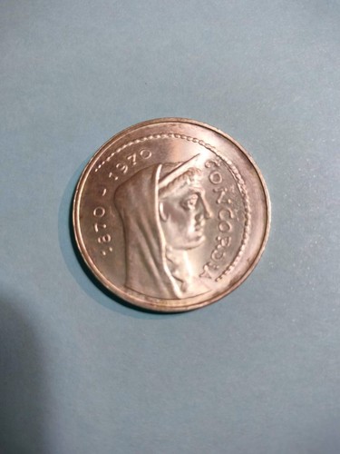 Moneta italia 1000 - lire, roma