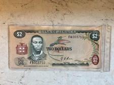 Banconota Jamaica del 1960 Two