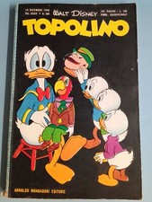 Topolino n. 200 - 10 dicembre 1958 - Bollini e cartolina presenti