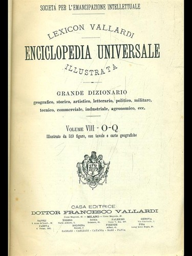 Enciclopedia universale - enciclopedia,