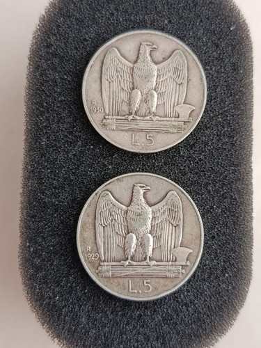 Monete lire 1929 - 5,