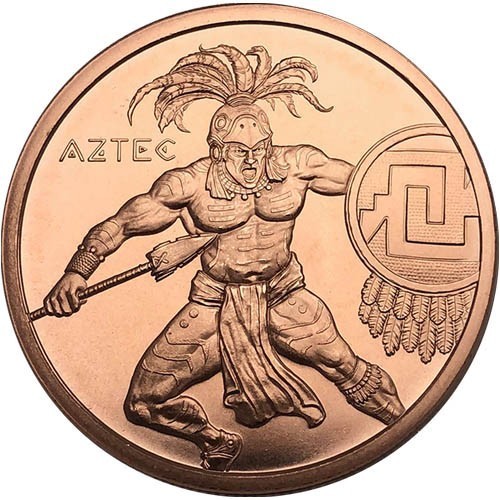 Oncia aztec warrior 999 rame - oncia,