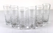 SET 6 BICCHIERI in vetro di