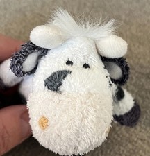 Portachiavi peluche mucca Nici