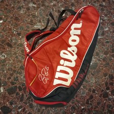 BORSONE 4 RACCHETTE FEDERER WILSON COME DA FOTO 