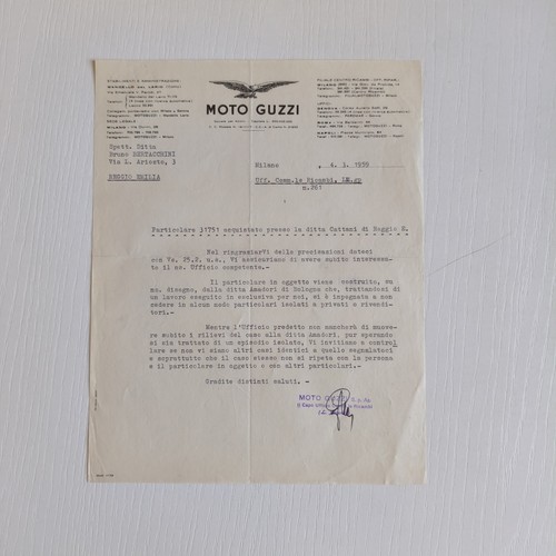 1959 moto guzzi ufficio - 1959,
