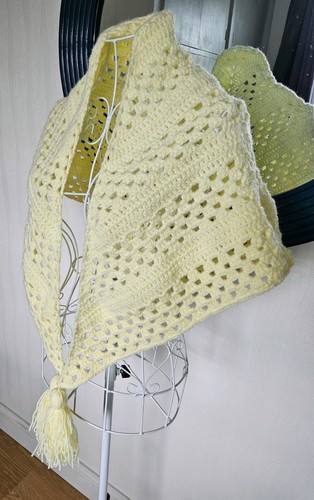 Hand made crochet shoulder - made,