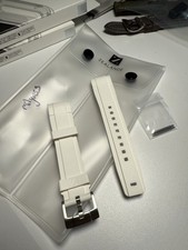 Cinturino in gomma bianca